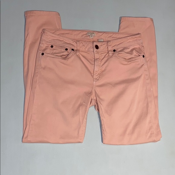 Women’s  J.Crew Pink Mid Rise Skinny Pants 27 - Picture 7 of 10